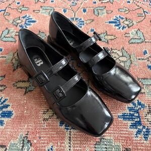 Gianni Bini Black Mary Jane Flats